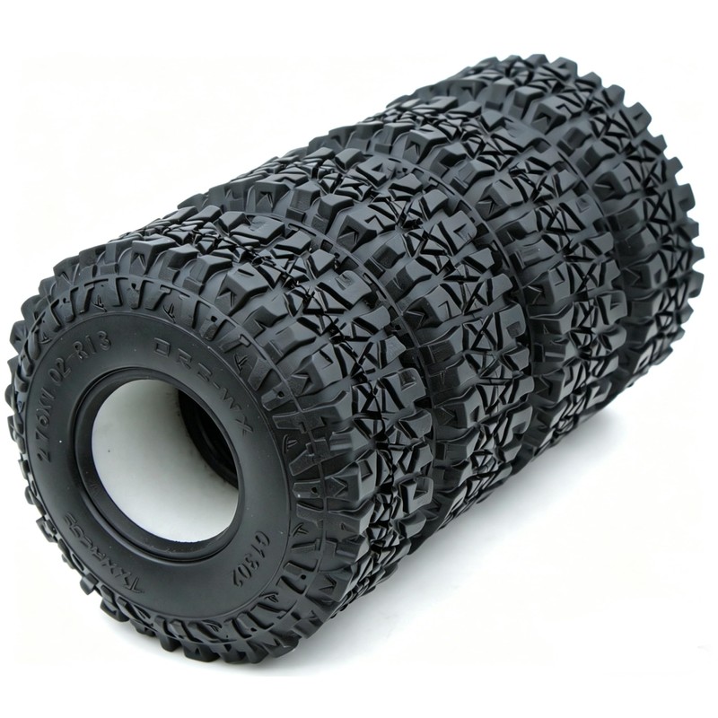 TxxRcss RC 1.3 Inch Sticky Soft Tires 70 * 26mm