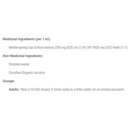 St. Francis Nettle Spring Tops Tincture 50ml Seasonal Allergies Relief, Anti-inflammatory