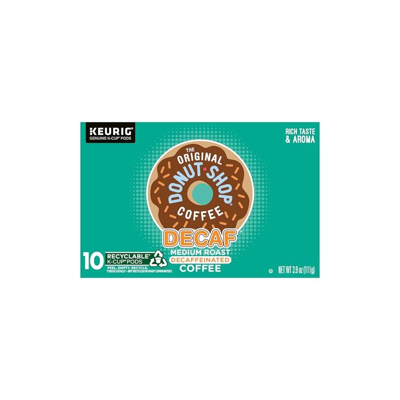 The Original Donut Shop Keurig Single-Serve K-Cup Pods, Decaf Keurig