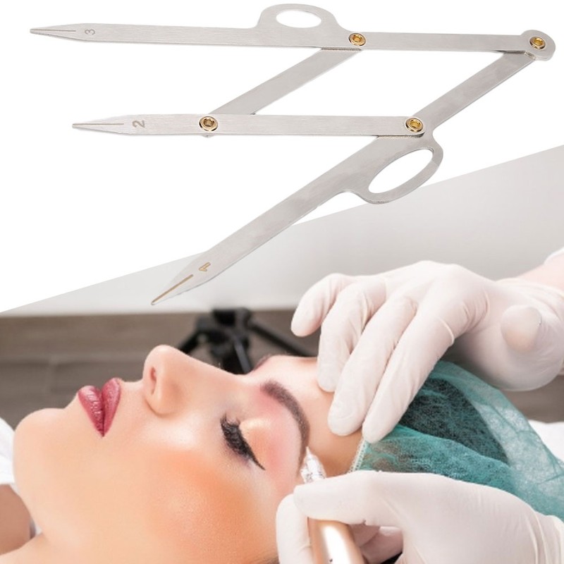 Eyebrow Stencil Template Eyebrow Guide Ruler Positioning Measure Tool Microblading