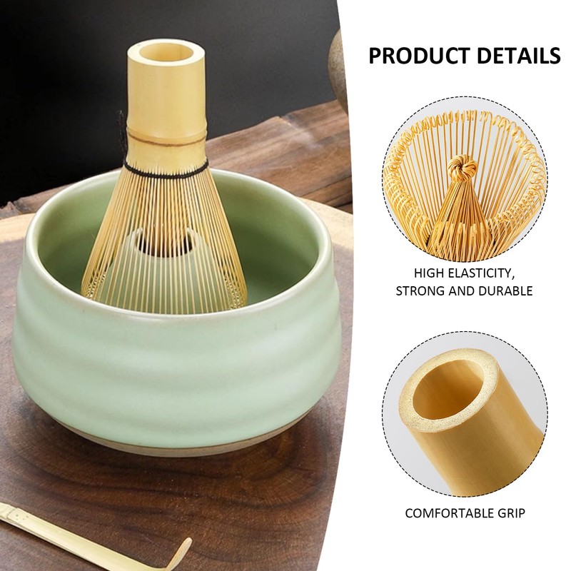 1 Matcha Blender, 5 Piece Wooden Tea Tools, Matcha Kit,