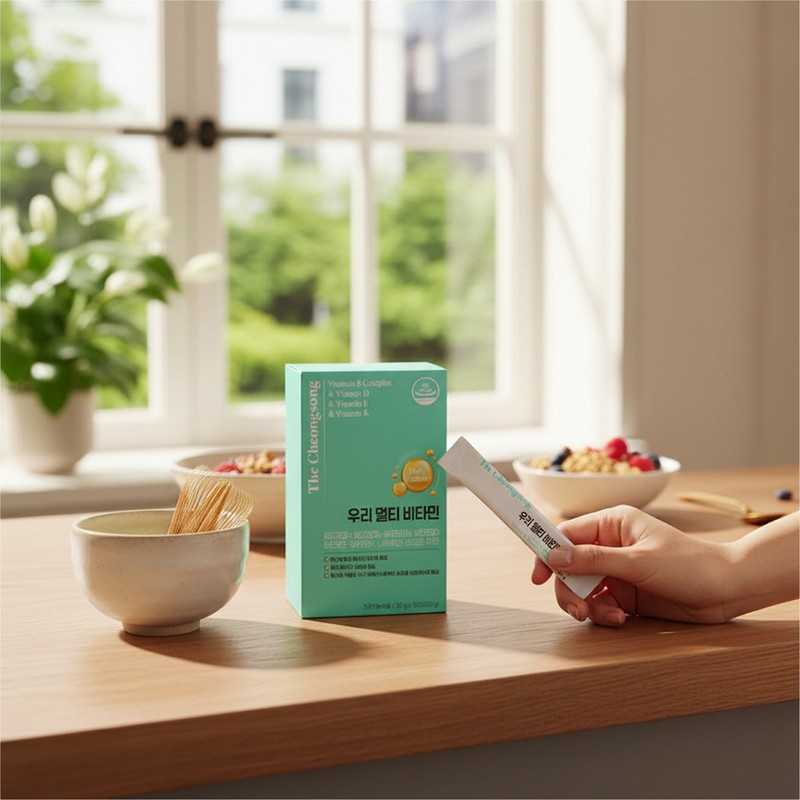 The Cheongsong Woori Multi Vitamin B D E K2 Zinc