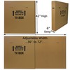 Uboxes "Moving Boxes for Your TV Fits 1 LCD/LED up