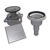 LUX ELEMENTS TUB-BAS-DV 100 I Vertical Drain Pot with Tileable