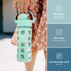 Lifefactory 12-Ounce Glass Water Bottle with Active Flip Cap and