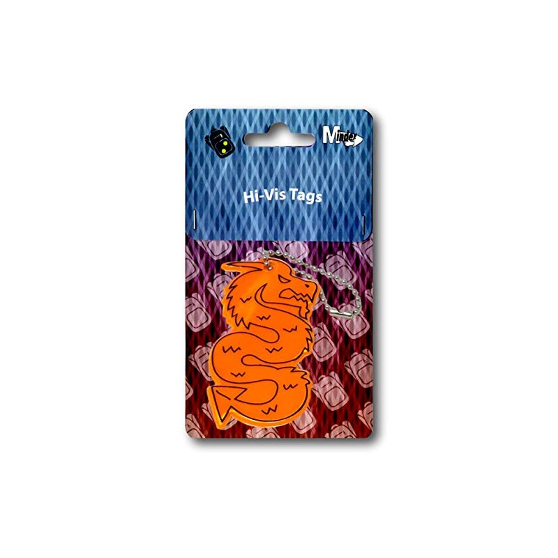 Minder Hi-Visibility Road Safety Coat Kid School Bag Backpack Chain