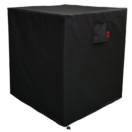 36"x 36"x 39" Air Conditioner Cover for Outside Units, Waterproof Outdoor Central AC Cover, Heavy Duty Weather Resistant 600D Hvac Cover, Winter Windproof Design Square Black