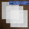 Wax Paper Candy Wrappers for Caramels (300 Pcs 5x5 in)