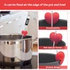 2Pcs Thermometer Pot Clip Holder, Windspeed Red Candy Thermometer Pot