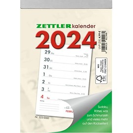 Weekly tear-off calendar 2024, 10.5 x 14.6