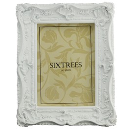 Chelsea Swept White Photo Frame 5x7