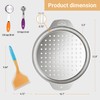 Spaetzle Maker Lid - Set with Silicone Spatula and 2