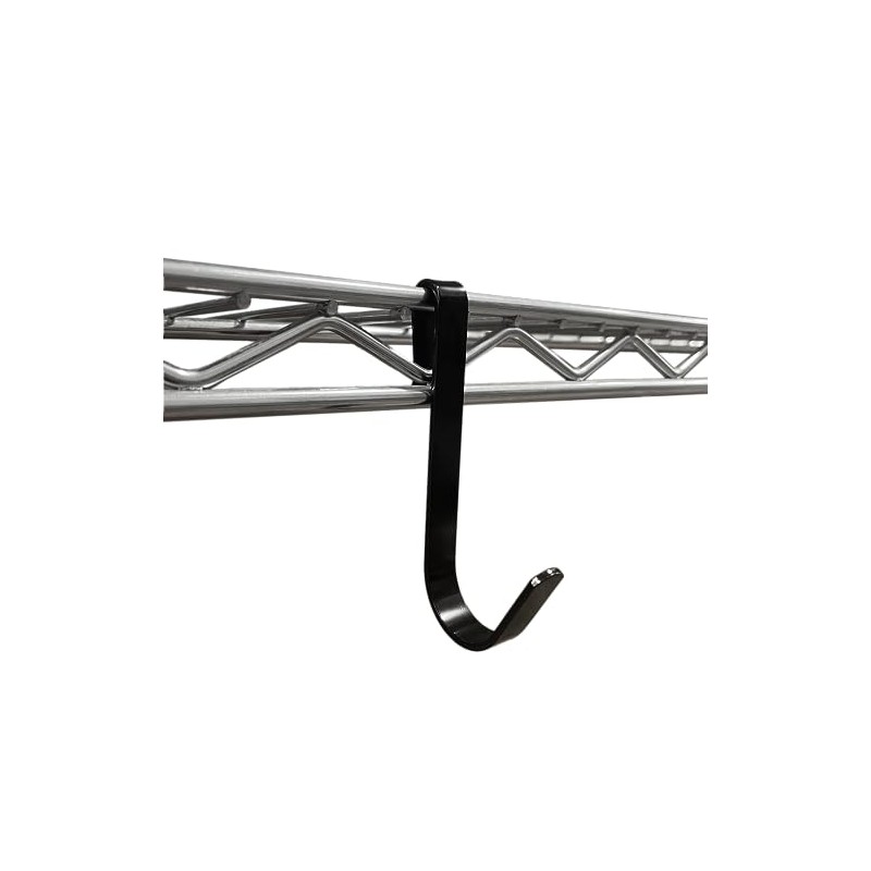 PriZoi Snap-On Wire Shelving Hooks - 4pack of Large 3.5