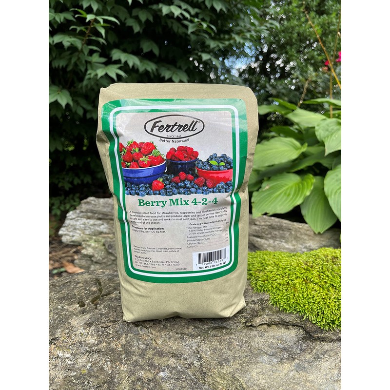 Fertrell Berry Mix 4-2-4 Organic Fertilizer, 5lb, 25lb or 50lb