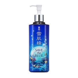 Kose Sekkisei SAVE the BLUE Design Bottle (Fresh Type), 16.9 fl oz (500 ml) (2019 Limited)