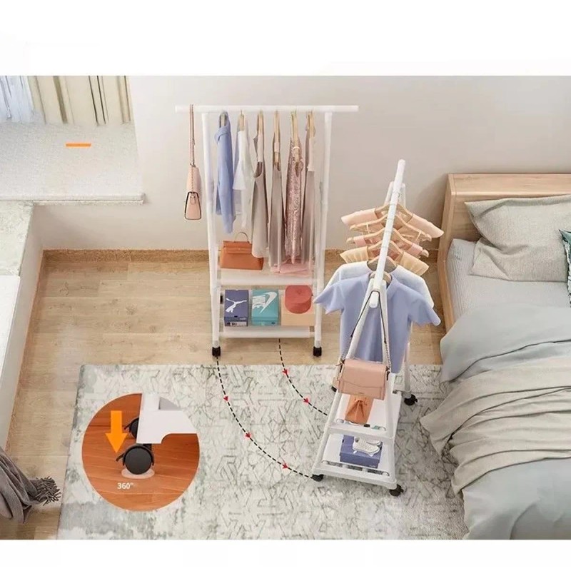 A+ Perchero Tendedero Sencillo Con Ruedas