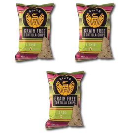 Siete Grain Free Tortilla Chips, Lime, 5 oz. (Pack of 3)