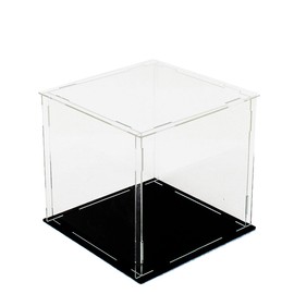 Clear Self-Assembly Acrylic Display Case,Versatile Collectibles Display Showcase for Action Figures Toys, Alternative Glass Showcase for Display (7.5x7.5x7.5 cm;3x3x3 inch)