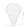 Lurrose 10 Pieces Make-Up Brush Plastic Covers Cosmetic Make-Up Brush