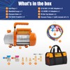 BACOENG 3.6CFM 1/4HP AC Vacuum Pump and Manifold Gauge Set