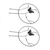 2PCS Flower Plant Support Stand Iron Climbing Frame for Home
