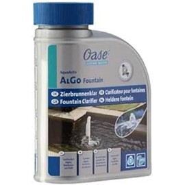 OASE 51278 AquaActiv AlGo Fountain Zierbrunnenklärer, 500 ml - effektiver Zierbrunnenreiniger für Zierbecken / ideal als schnelle Hilfe gegen Algen und Kalk in Dekobrunnen, Zierbrunnen