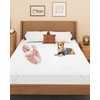 Zenzy 3" Queen Waterproof Mattress Topper Cover, [100% Waterproof] [Ultra-Soft]