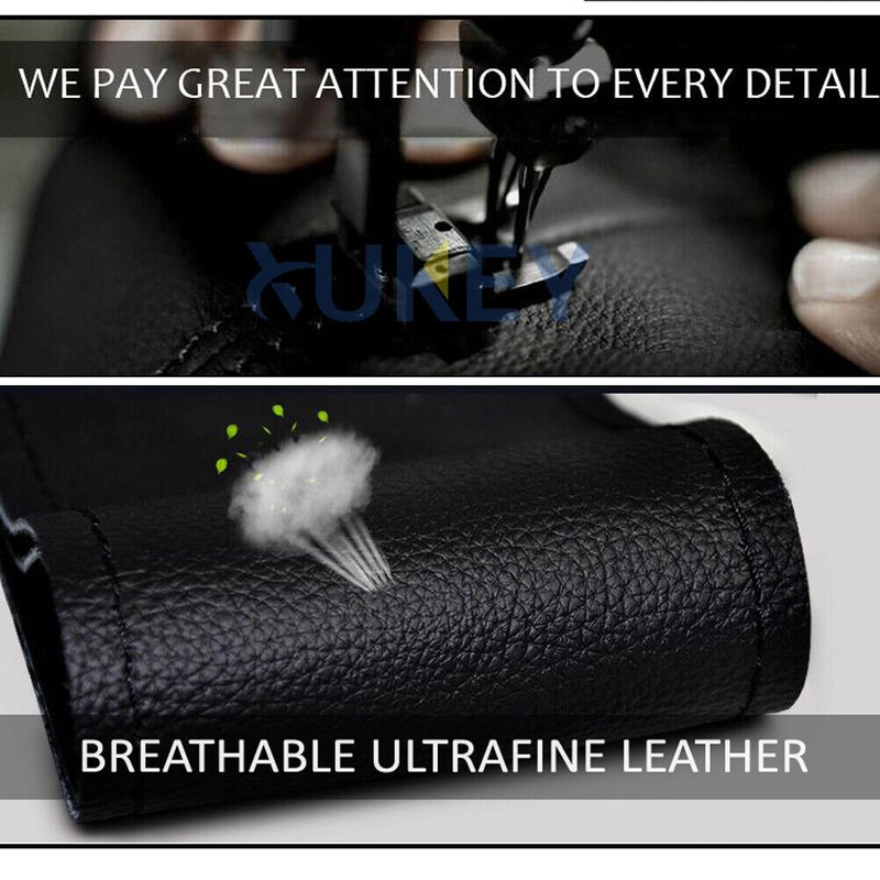 XUKEY DIY Car Hand Sewing Steering Wheel Cover 15" 38cm