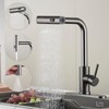 AVSIILE Kitchen Faucet with Pull Down Sprayer, Gun Grey Waterfall