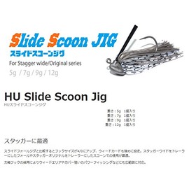 HIDEUP(ハイドアップ) ラバージグ スライドスコーンジグ 9g スモークギル #005 ルアー