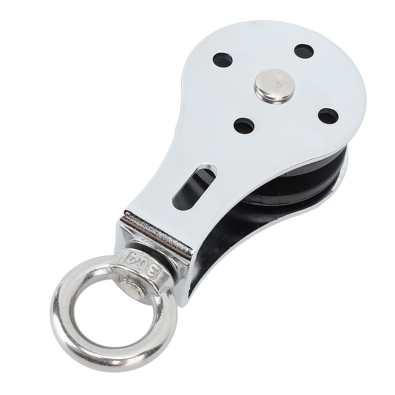 Lifting Single Pulley High Load Bearing Iron Noise Free Swivel