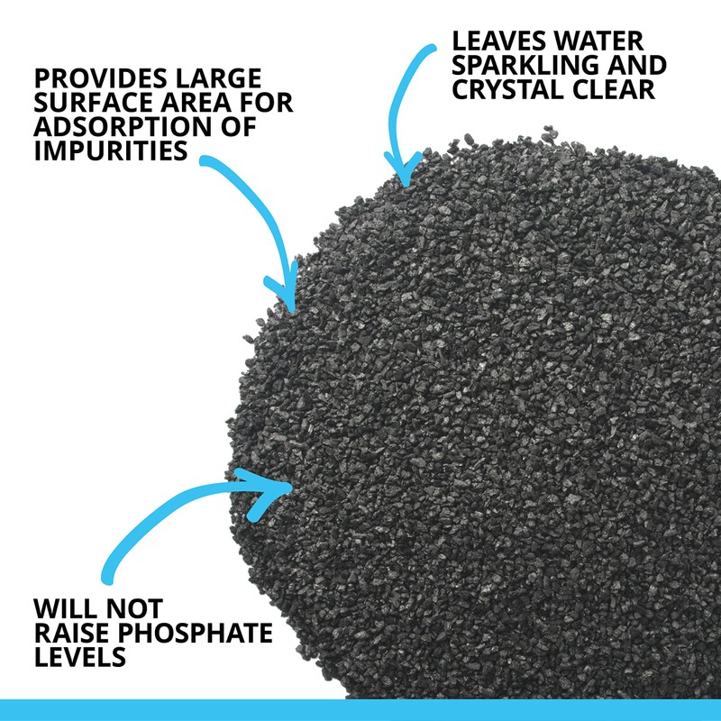 Fluval Carbon Filter Media for Aquariums, Premium Bituminous Carbon Inserts,