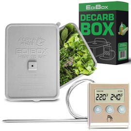 Alpha420 Decarboxylator Box, Decarb Box, Decarb Machine, Decarboxylation, Use with Butter Maker, Oil Infuser Machines, Decarbox, Silicone Oven Baking Accessories - Edibox