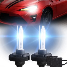 VLAND D2H Headlights Bulbs,Replacement Bulbs for High/Low Beam, 12V 35W 6000K, Quickly Starting Energy Saving（Diamond White）
