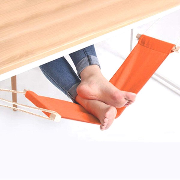 Mini Foot Hammock for Legs Under Work Table, Foot Hammock Under Desk for Leg Extension