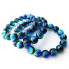 Kerama Marine Firefly Glass Bracelet 12mm Okinawa Souvenir Kerama Islands