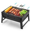 Barbecue Grill Portable BBQ Charcoal Grill Smoker Grill for Outdoor