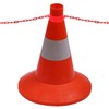 CLISPEED 6pcs Cones Chain, Safety Road Cones Traffic Cone Collar,