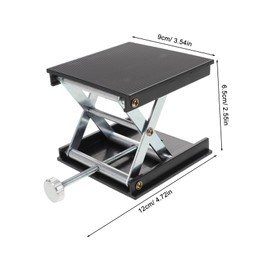 Gatuida Lab Jack Heavy Duty Scissor Jack Stand Height Laboratory Lift Platform for Experiments Woodworking Stable Support for Accurate Operations
