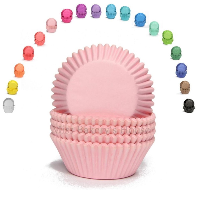 Miss Bakery's House® Papierbackförmchen - Standard - Rosa - 75