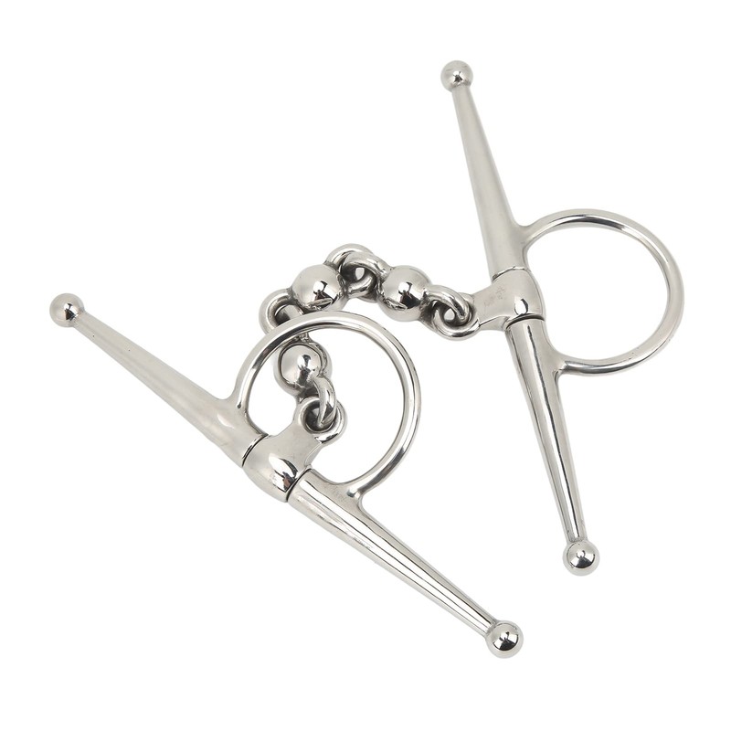 135mm Stainless Steel Horse Mouth Bit Full Cheek Snaffle Bit