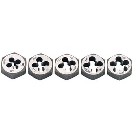 Draper 79198 5-Piece Metric Hexagon Die Nut Set