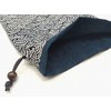 Handmade Workshop FUJITA (Handcraft Fujita) Drawstring Bag, Lined, Japanese Pattern,
