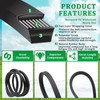 Podoy Replacement for Toro 119-8820 Timecutter Deck V-Belt,fit Lawn Toro