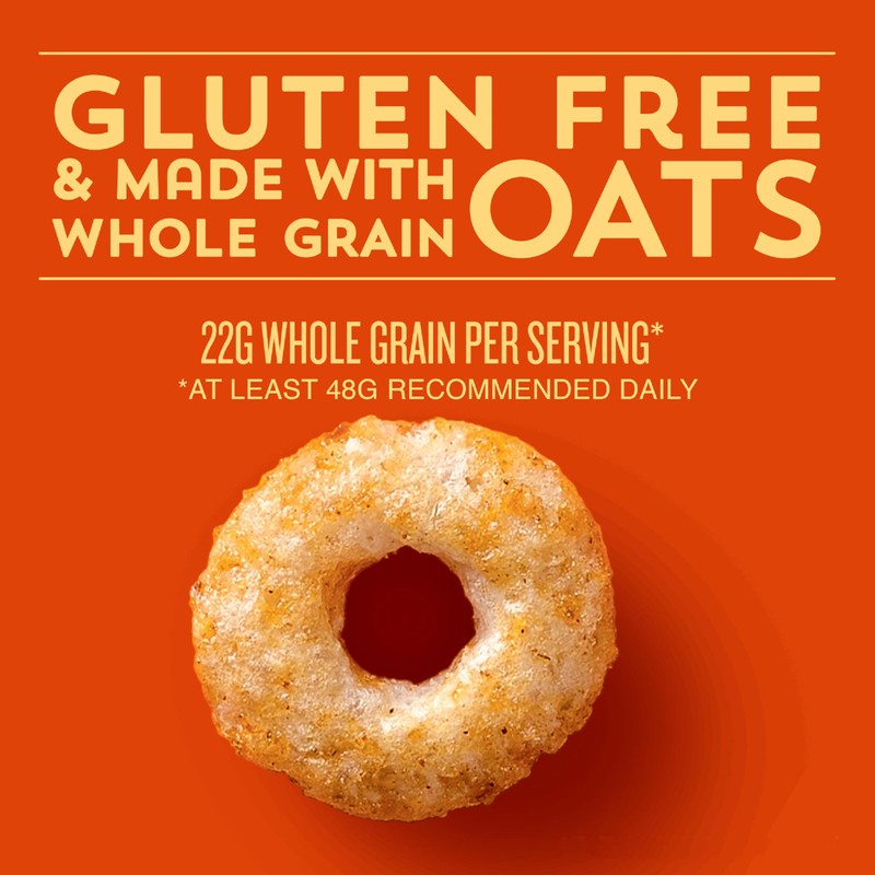 Pumpkin Spice Cheerios, Gluten Free Breakfast Cereal, 10.8 OZ