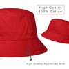 GADIEMKENSD 100% Cotton Bucket Hat UPF 50 Sun Protection Lightweight