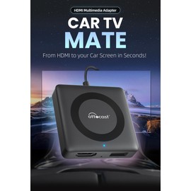 Ottocast Car TV Mate Pro - 2024 Fire TV Stick Converter with Wireless CarPlay, HD HDMI Car Adapter Cast Video/Game/Wired Android Auto to Car, Works for Wired CarPlay Cars and Most Streaming Devices