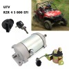 Motorsupermarkets Starter for Polaris RZR 800 EFI 2008-2014 with Relay