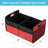 Simple Deluxe Trunk Organizer for Car/SUV/Truck, Collapsible 2 Compartment 50L