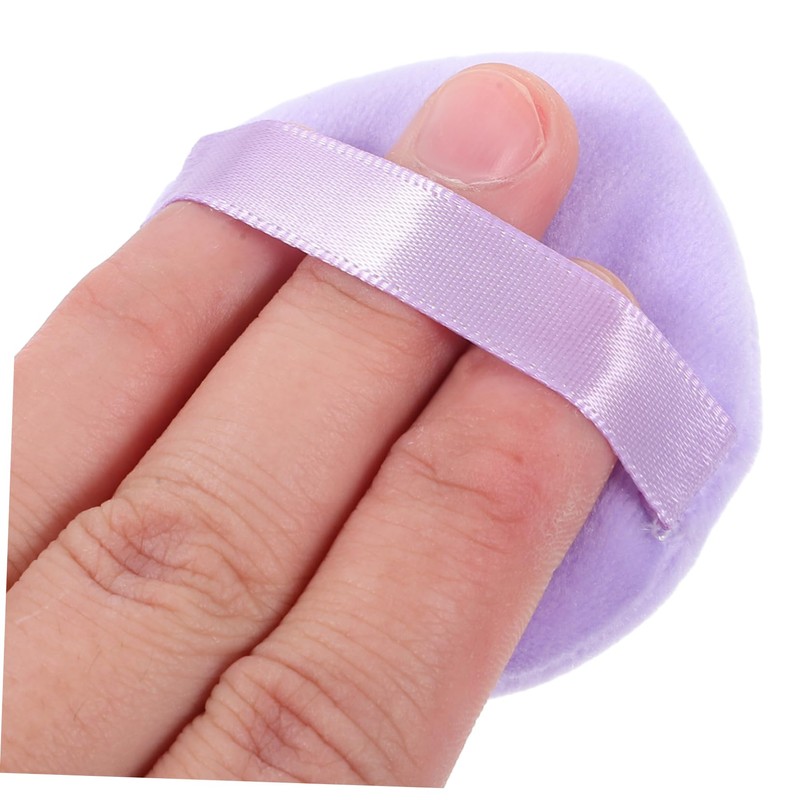 Vaguelly 10pcs Blush Translucent Powder for Face Powder Makeup Puff